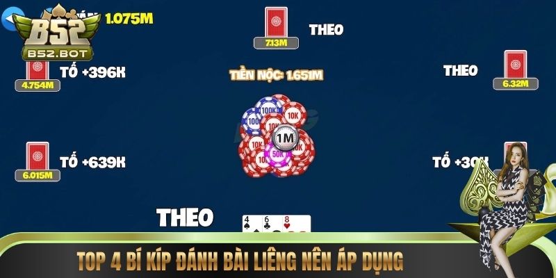 Top 4 bí kíp đánh bài Liêng nên áp dụng